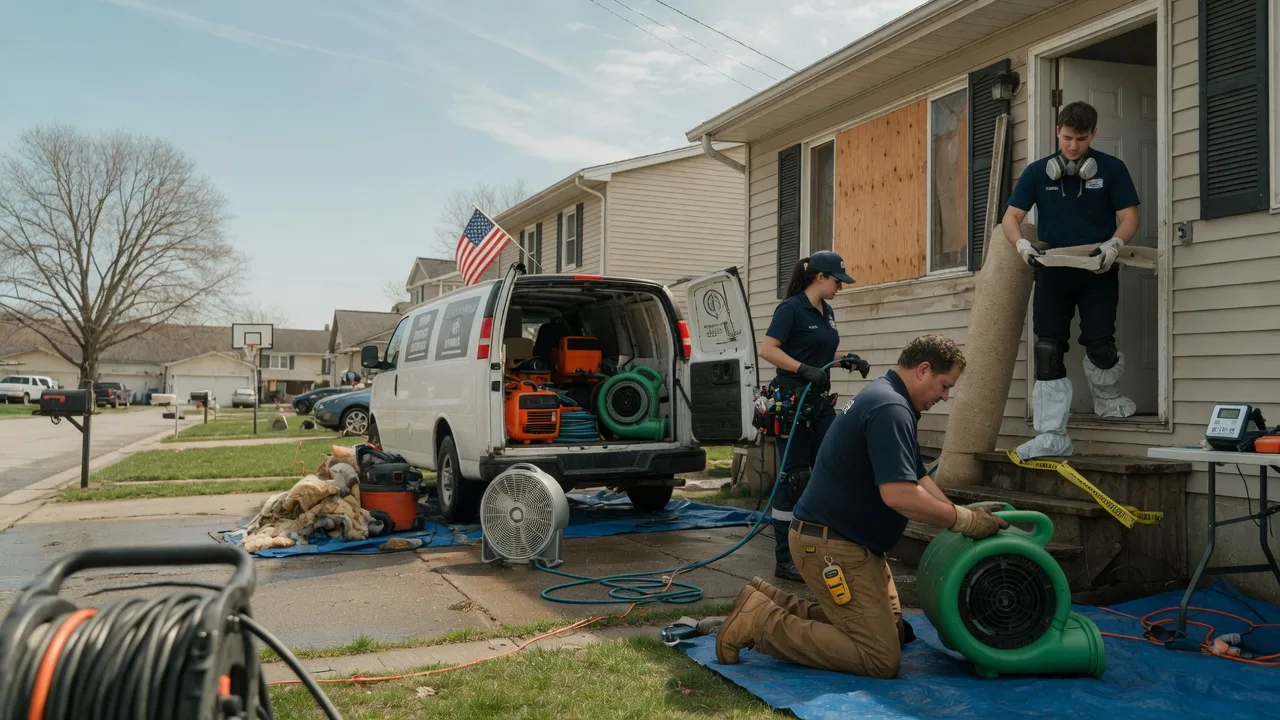 Water Damage Restoration in Fairview, IL near me